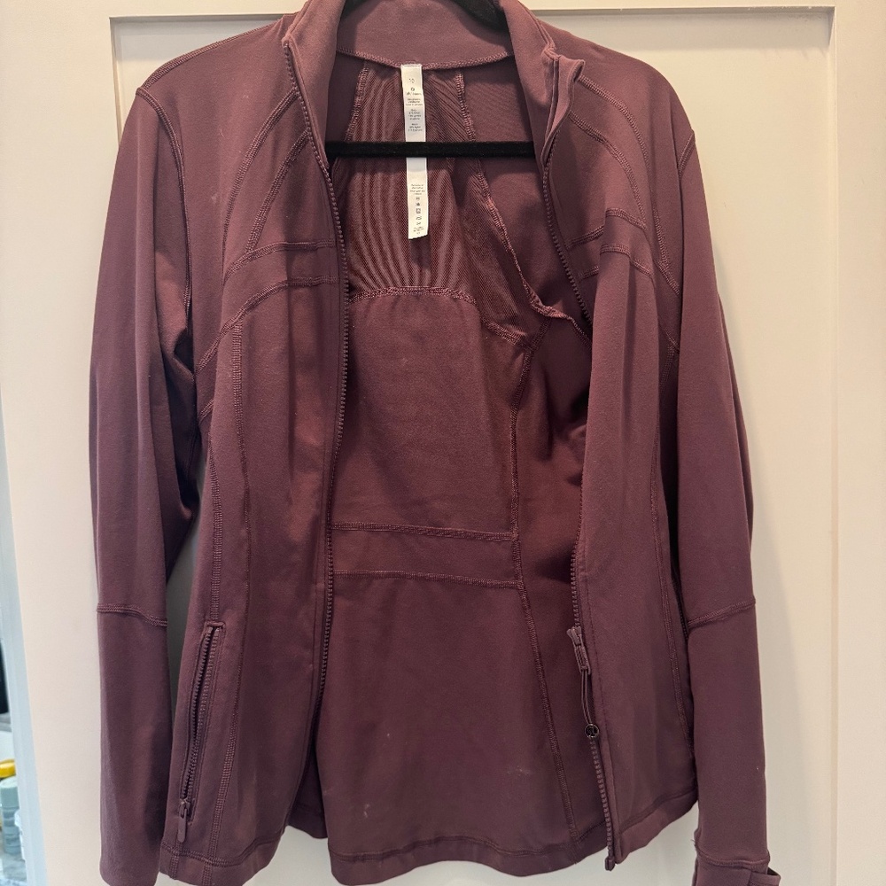 Lululemon maroon jacket - 10